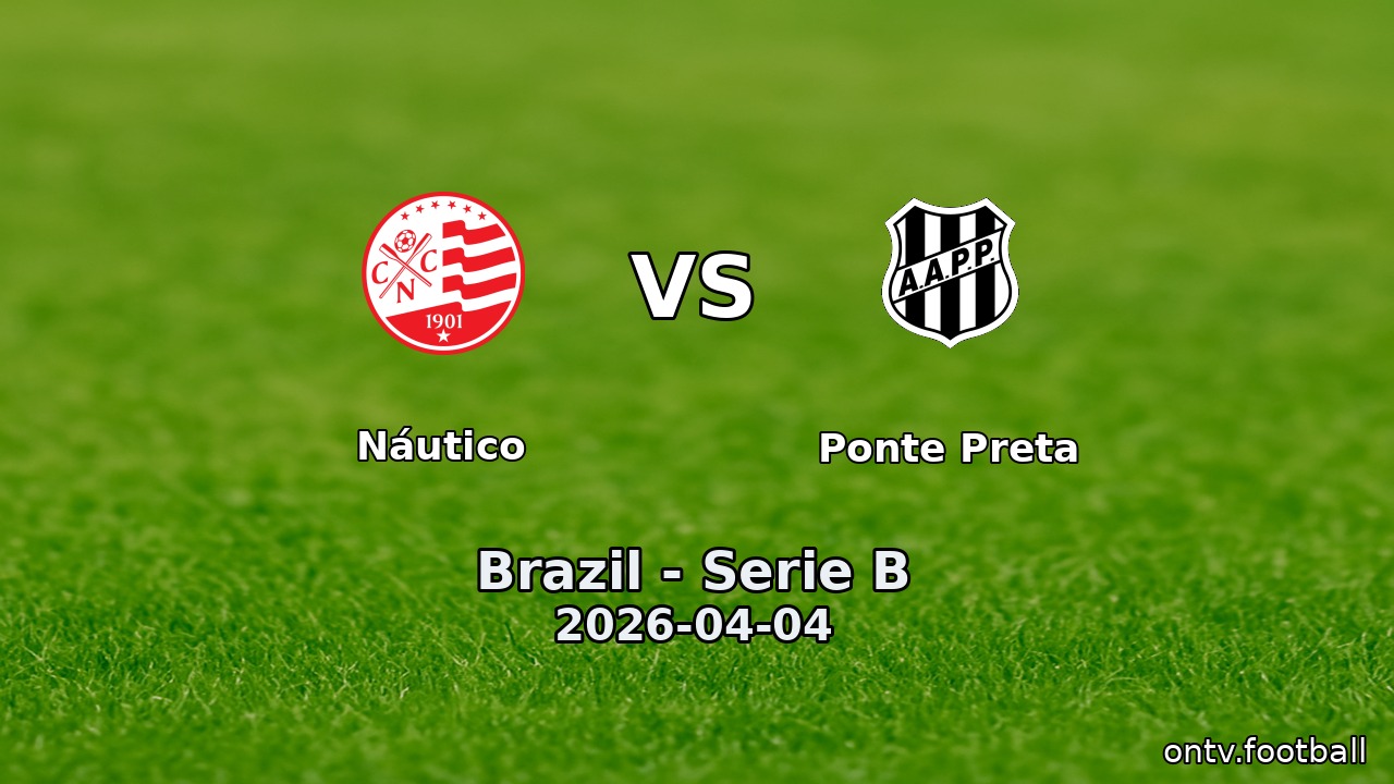 Náutico vs Ponte Preta