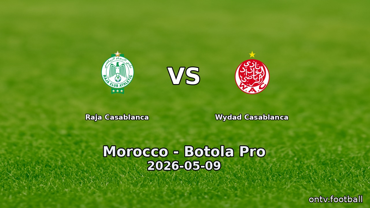 Raja Casablanca vs Wydad Casablanca