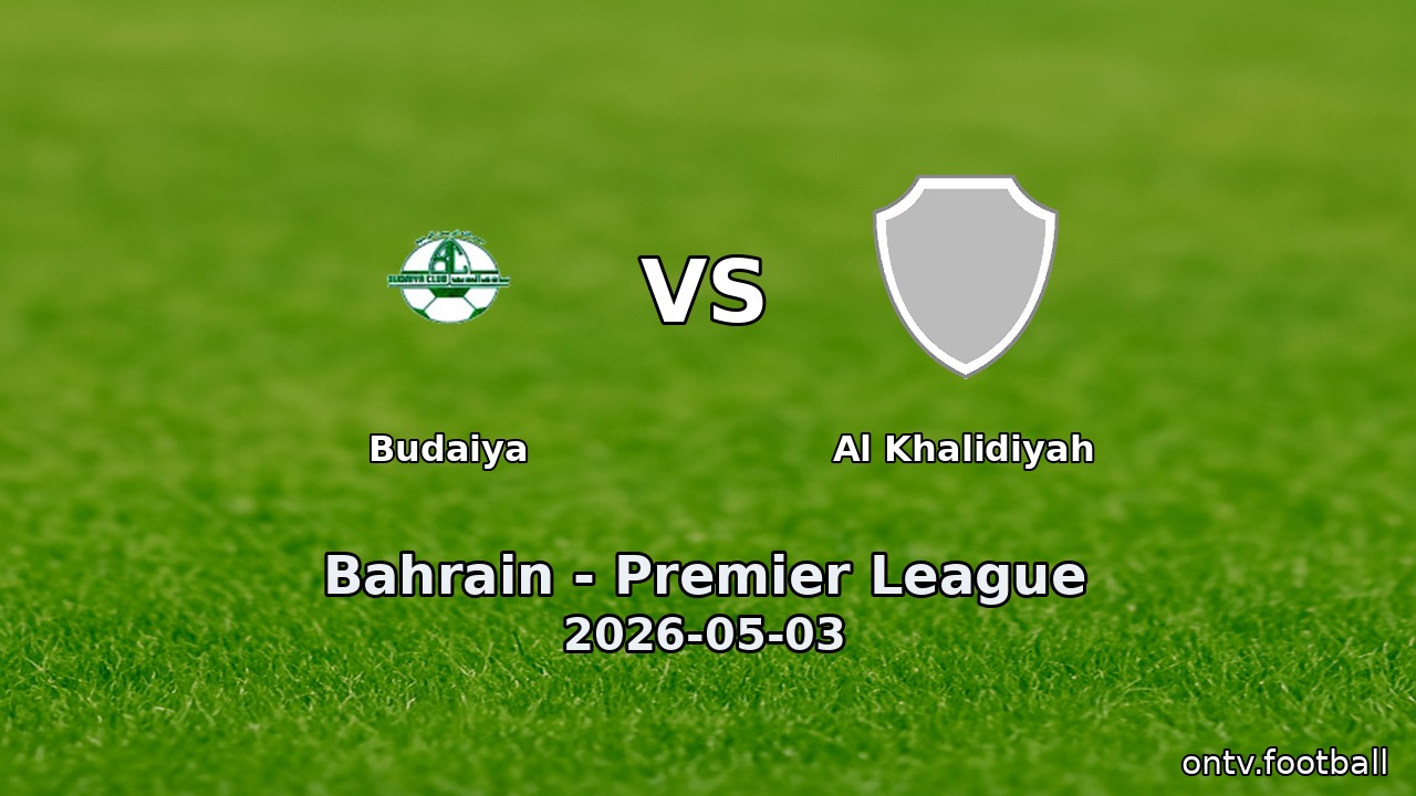 Budaiya vs Al Khalidiyah