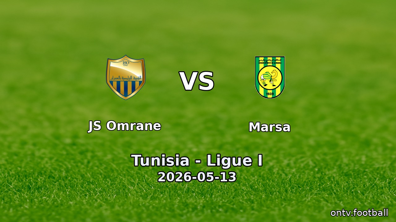 JS Omrane vs Marsa