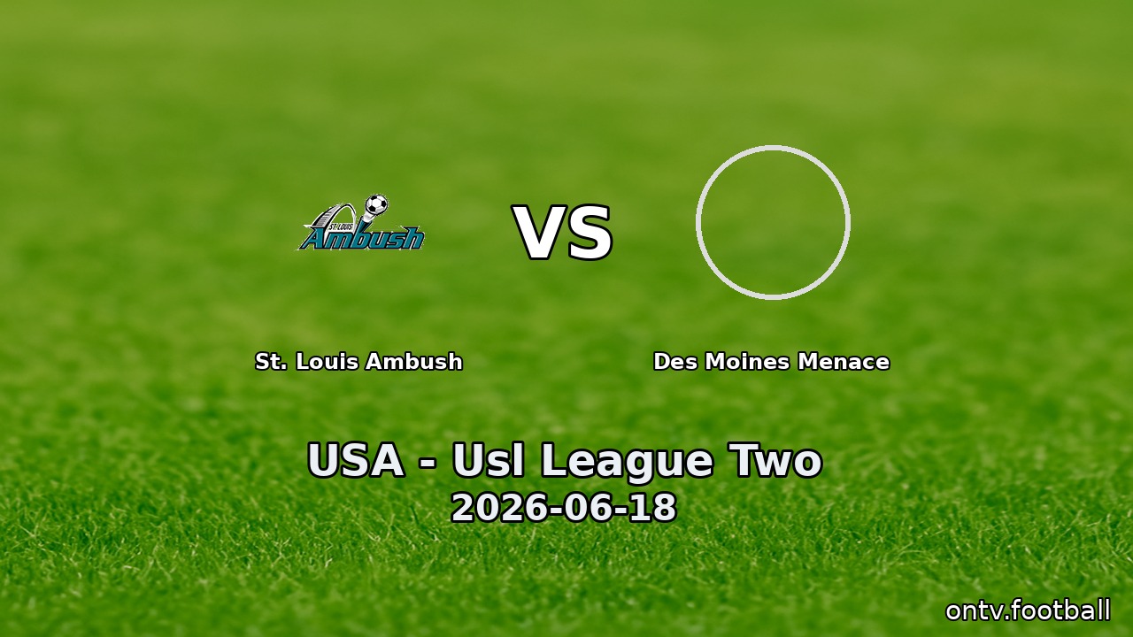 St. Louis Ambush vs Des Moines Menace