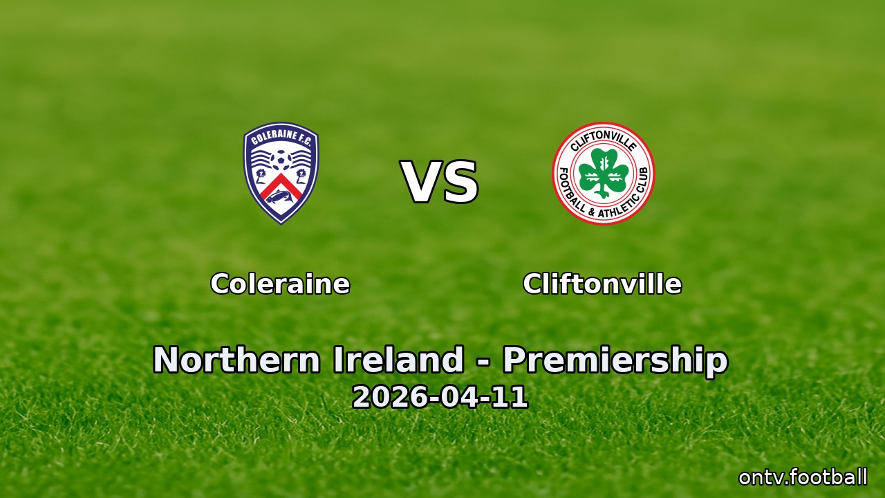 Coleraine vs Cliftonville