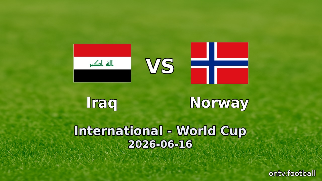 Iraq vs Norway