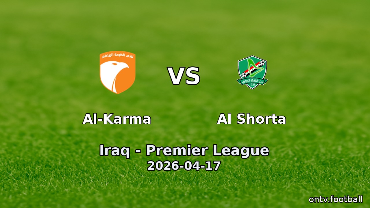 Al-Karma vs Al Shorta