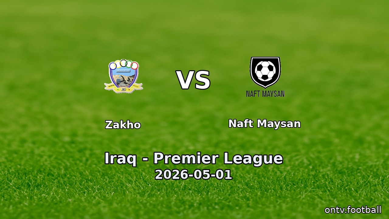 Zakho vs Naft Maysan