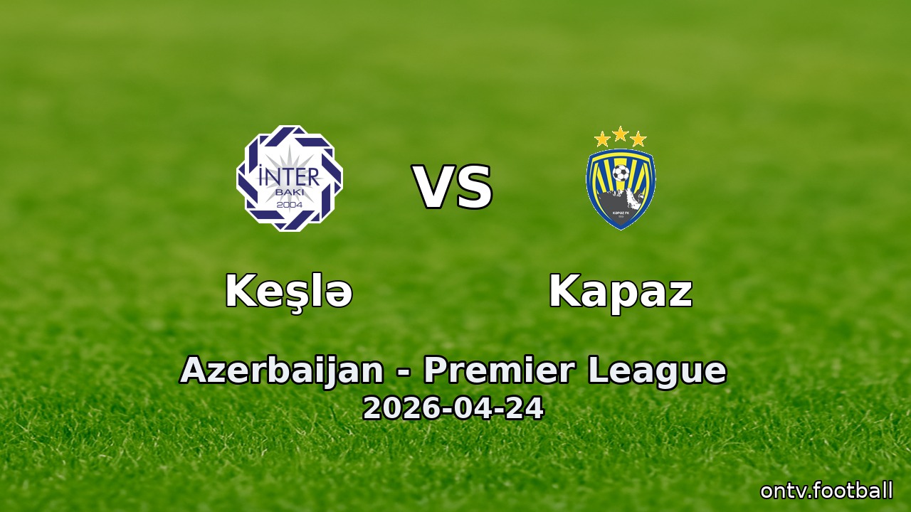 Keşlə vs Kapaz