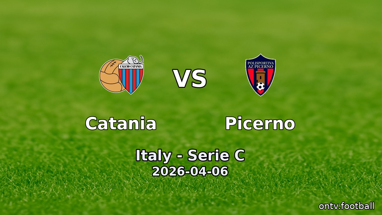 Catania vs Picerno