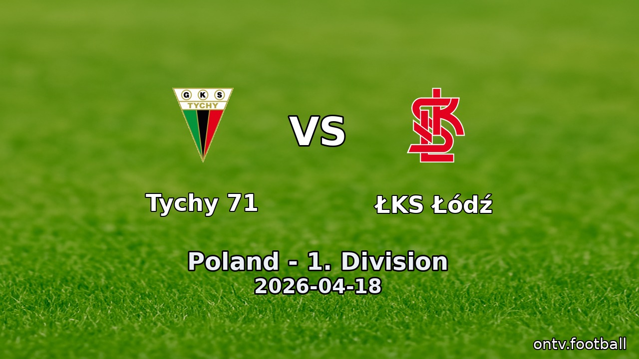 Tychy 71 vs ŁKS Łódź
