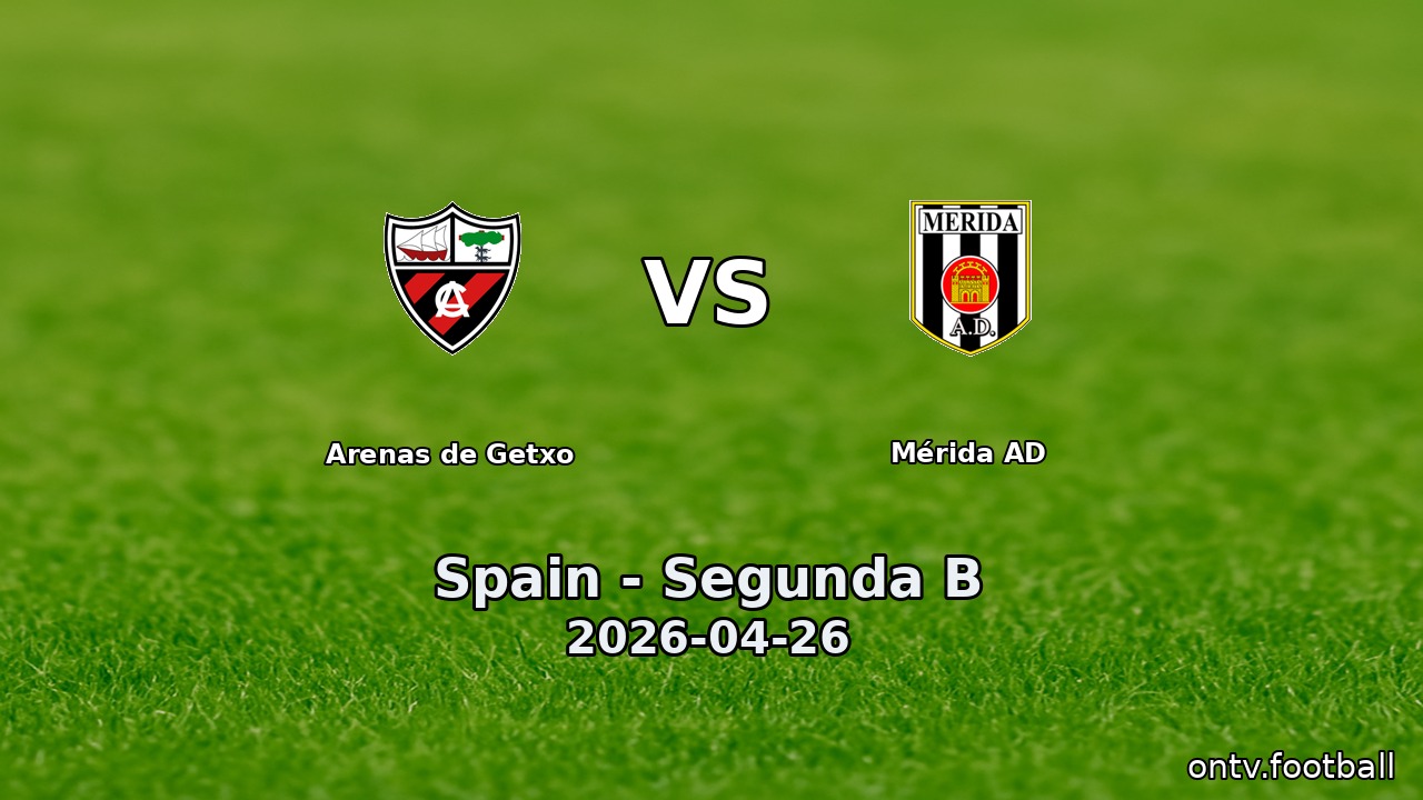 Arenas de Getxo vs Mérida AD
