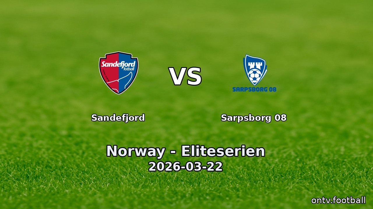 Sandefjord vs Sarpsborg 08