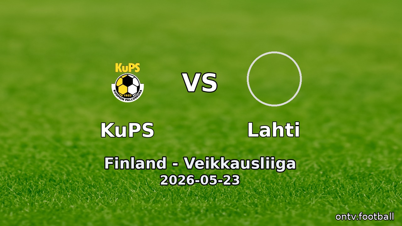 KuPS vs Lahti