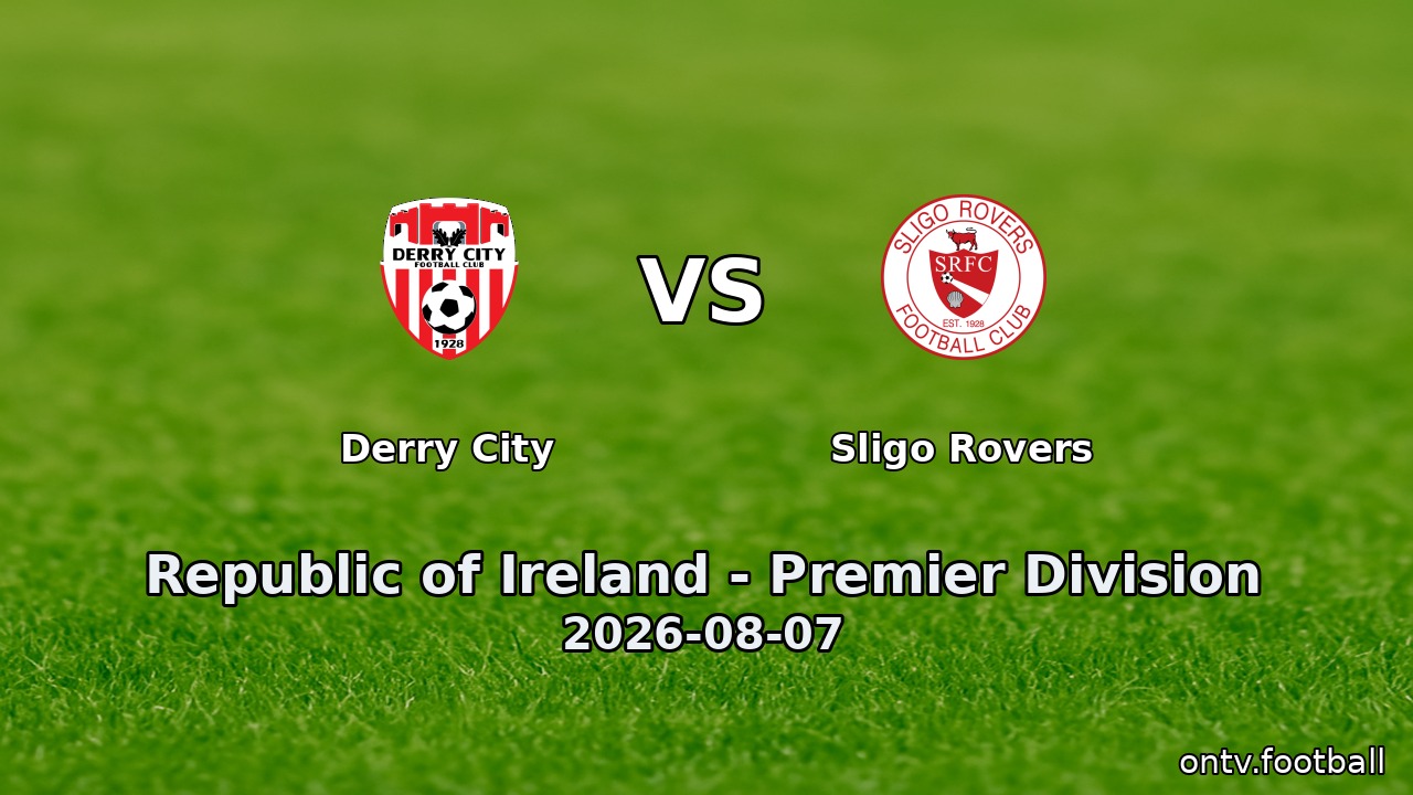 Derry City vs Sligo Rovers