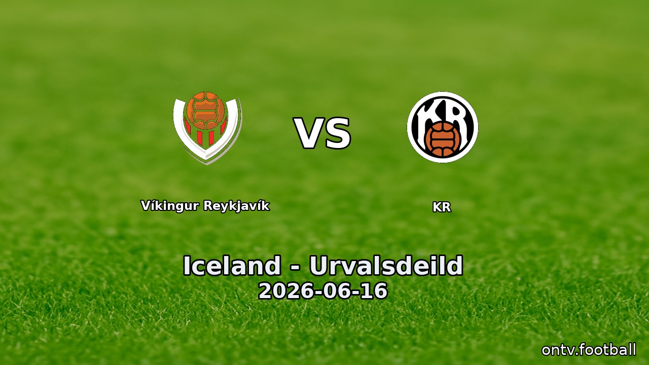 Víkingur Reykjavík vs KR