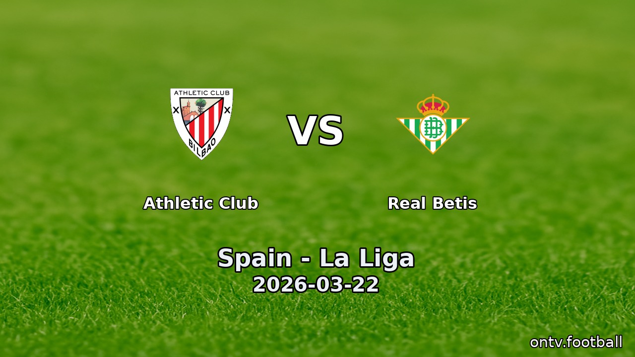 Athletic Club vs Real Betis