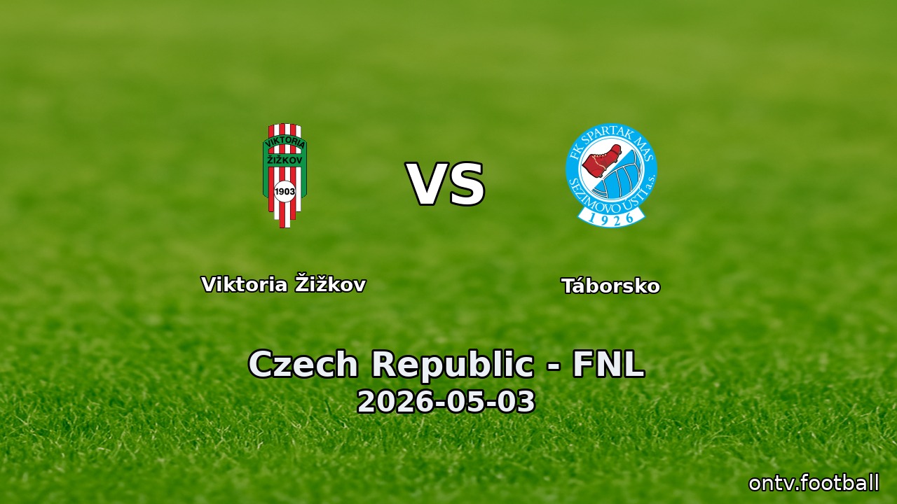 Viktoria Žižkov vs Táborsko