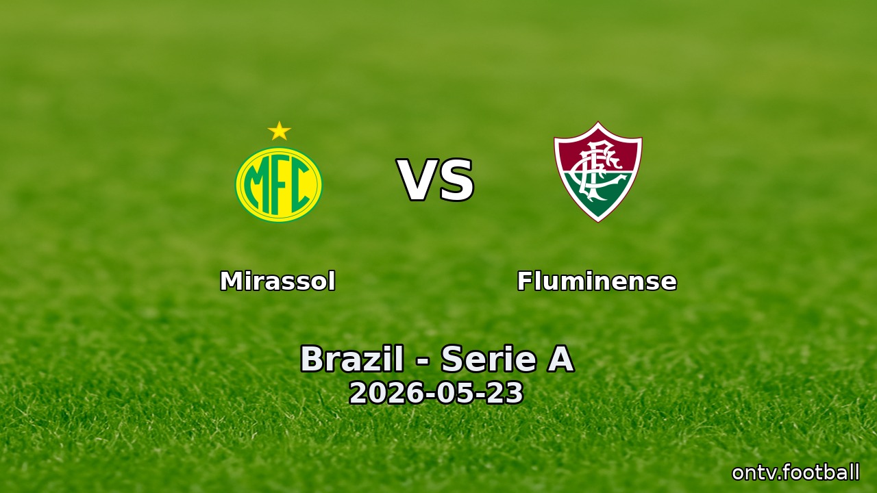 Mirassol vs Fluminense