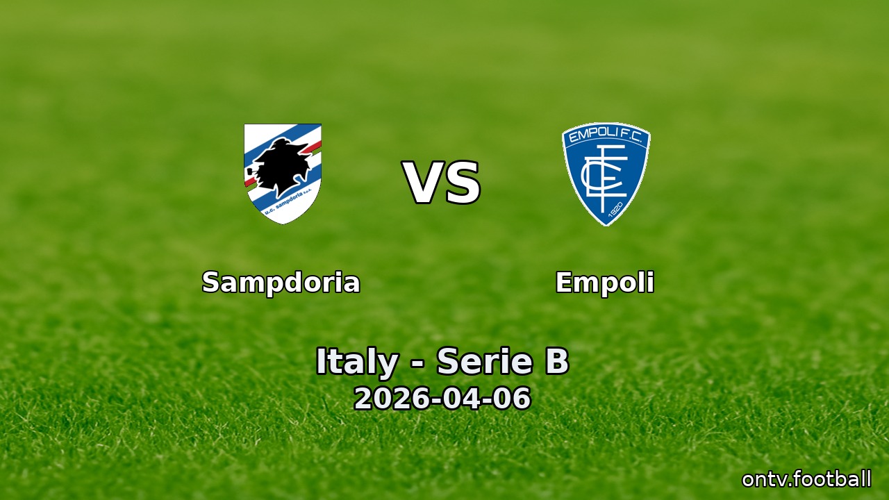 Sampdoria vs Empoli