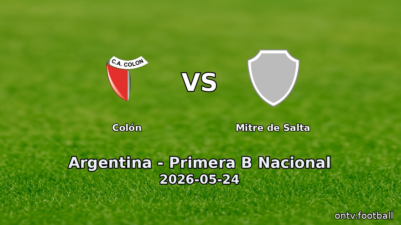 Colón vs Mitre de Salta