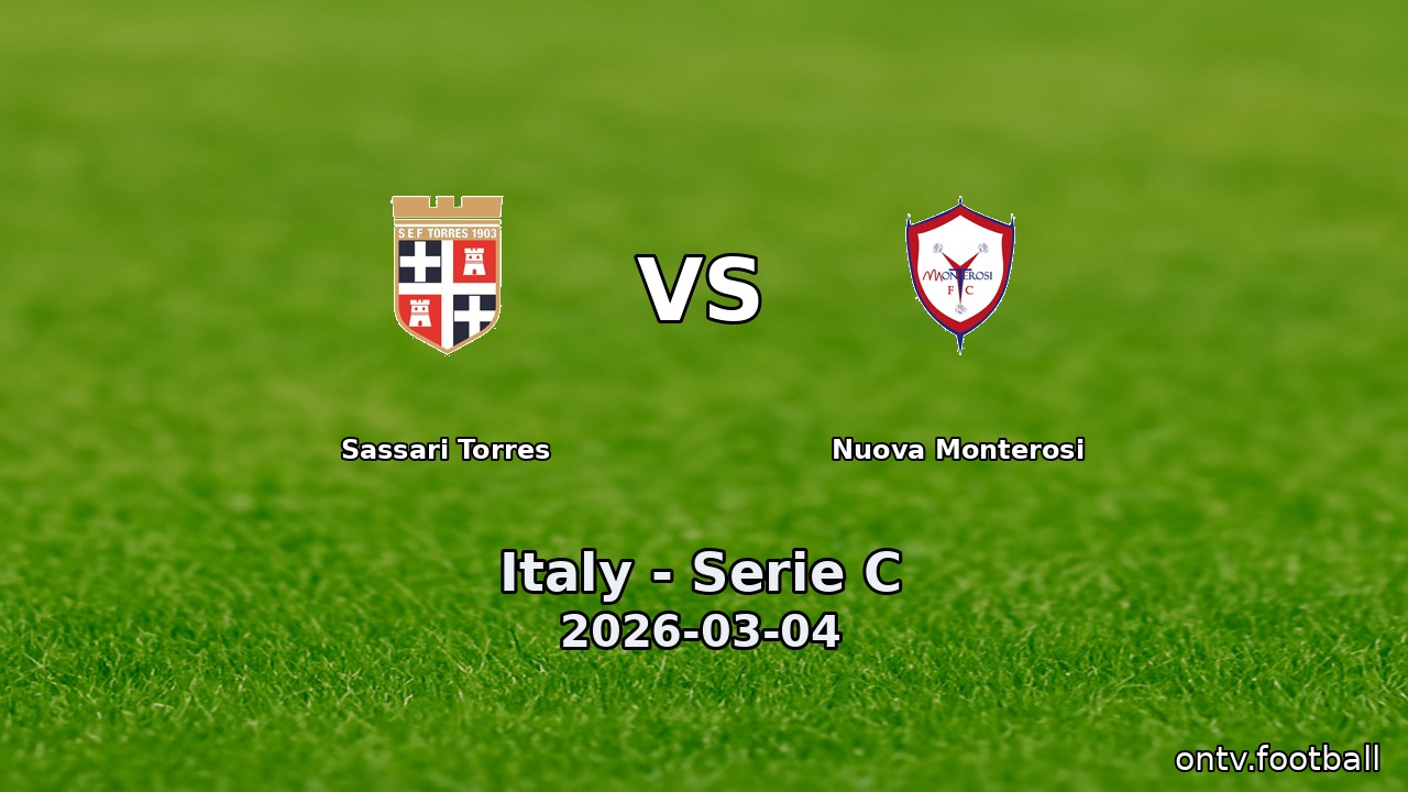 Sassari Torres vs Nuova Monterosi