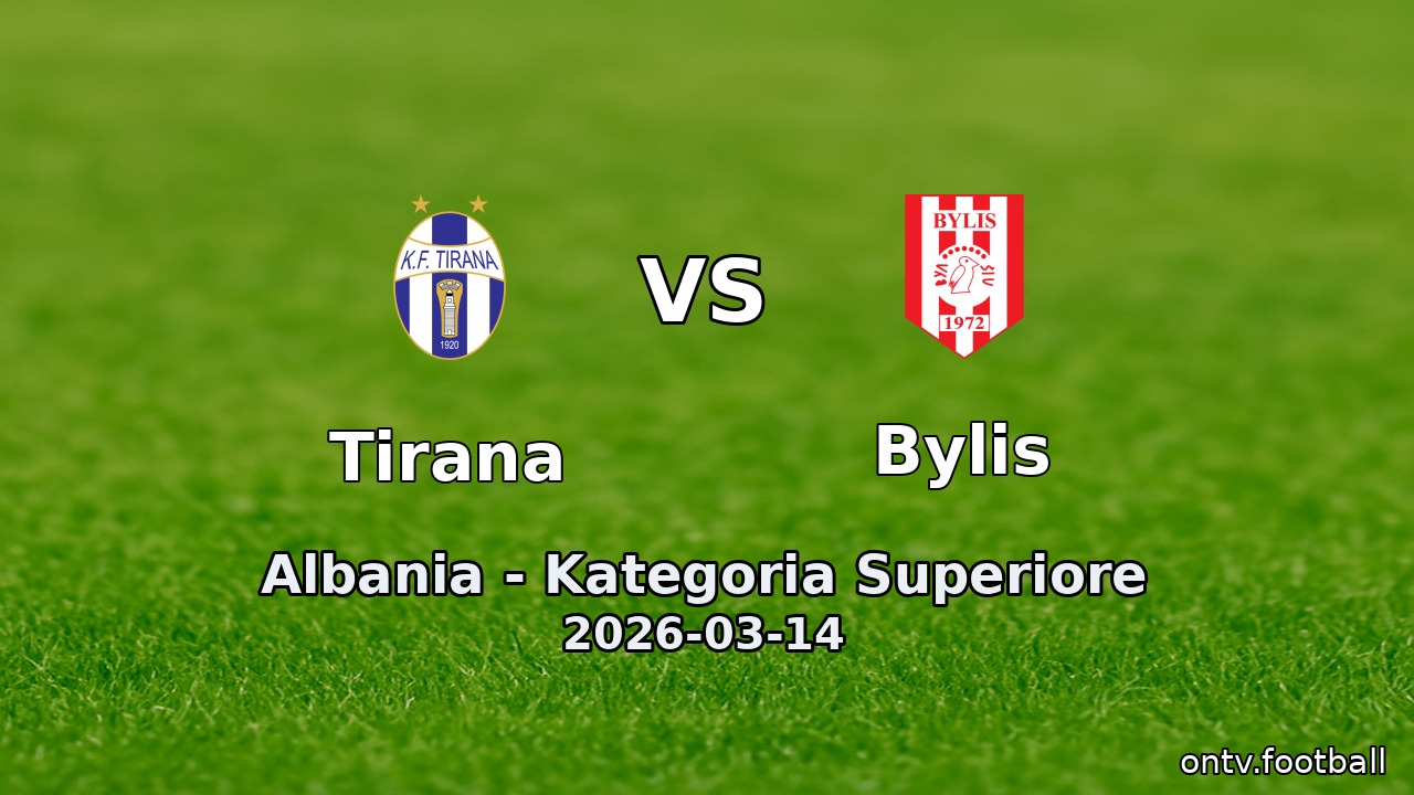 Tirana vs Bylis