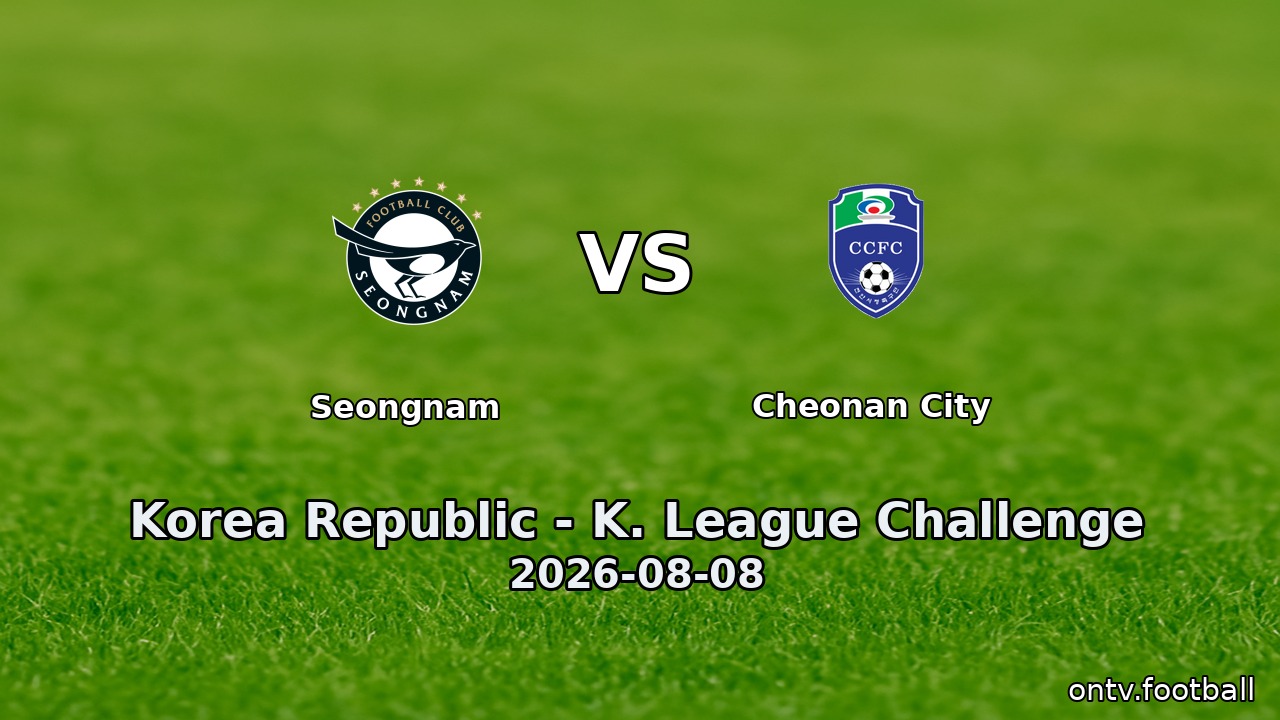 Seongnam vs Cheonan City