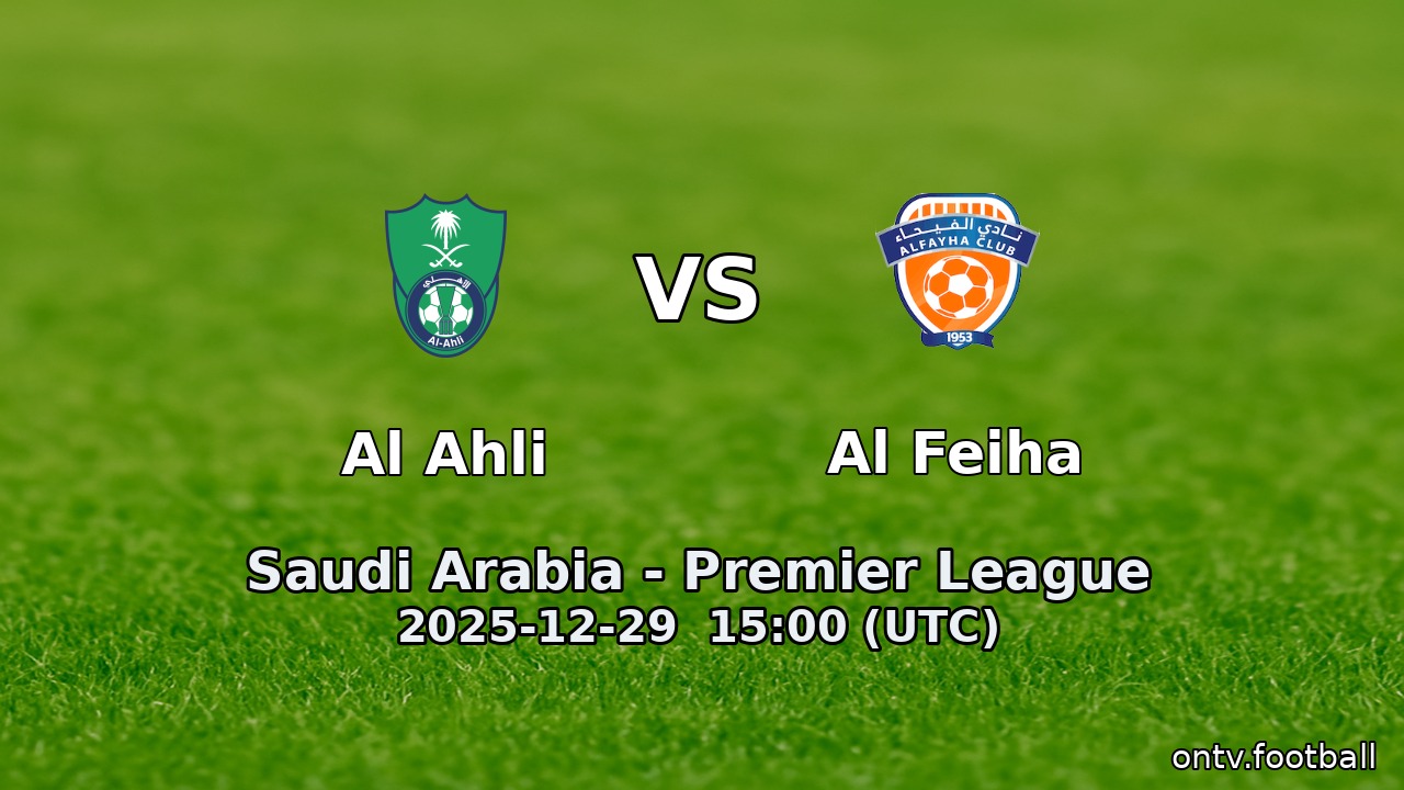 Al Ahli vs Al Feiha