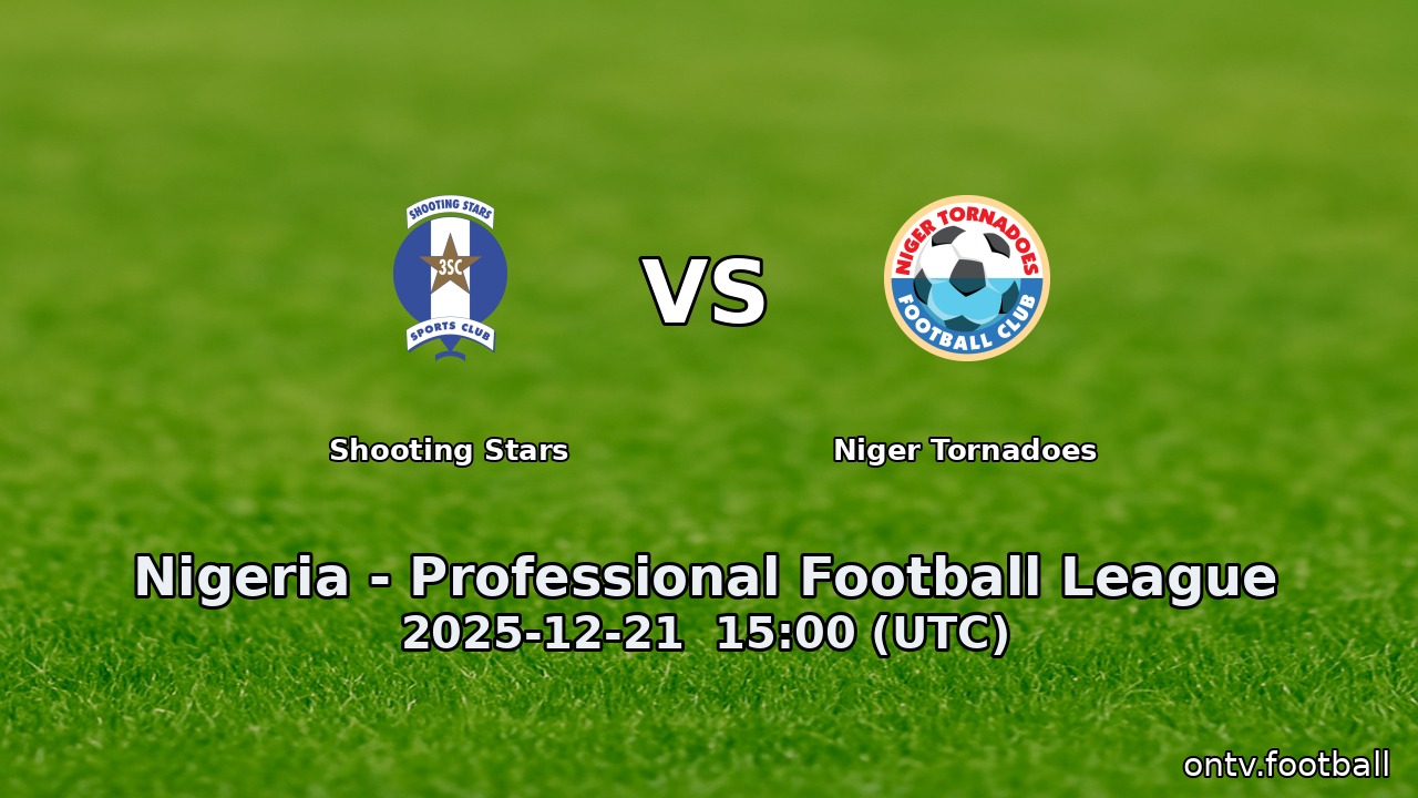 Shooting Stars vs Niger Tornadoes
