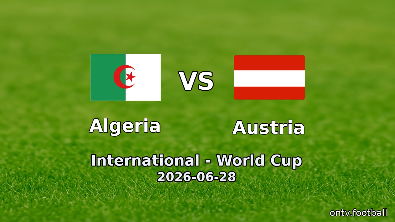 Algeria vs Austria