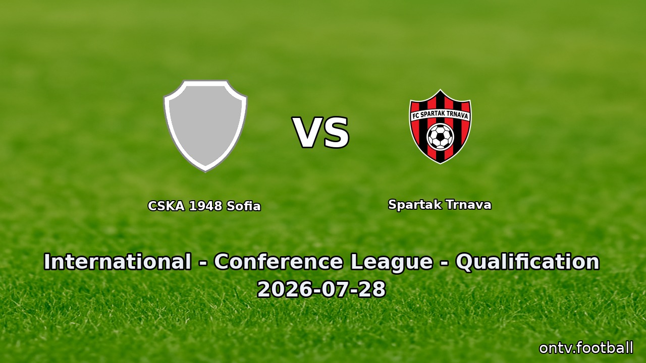 CSKA 1948 Sofia vs Spartak Trnava