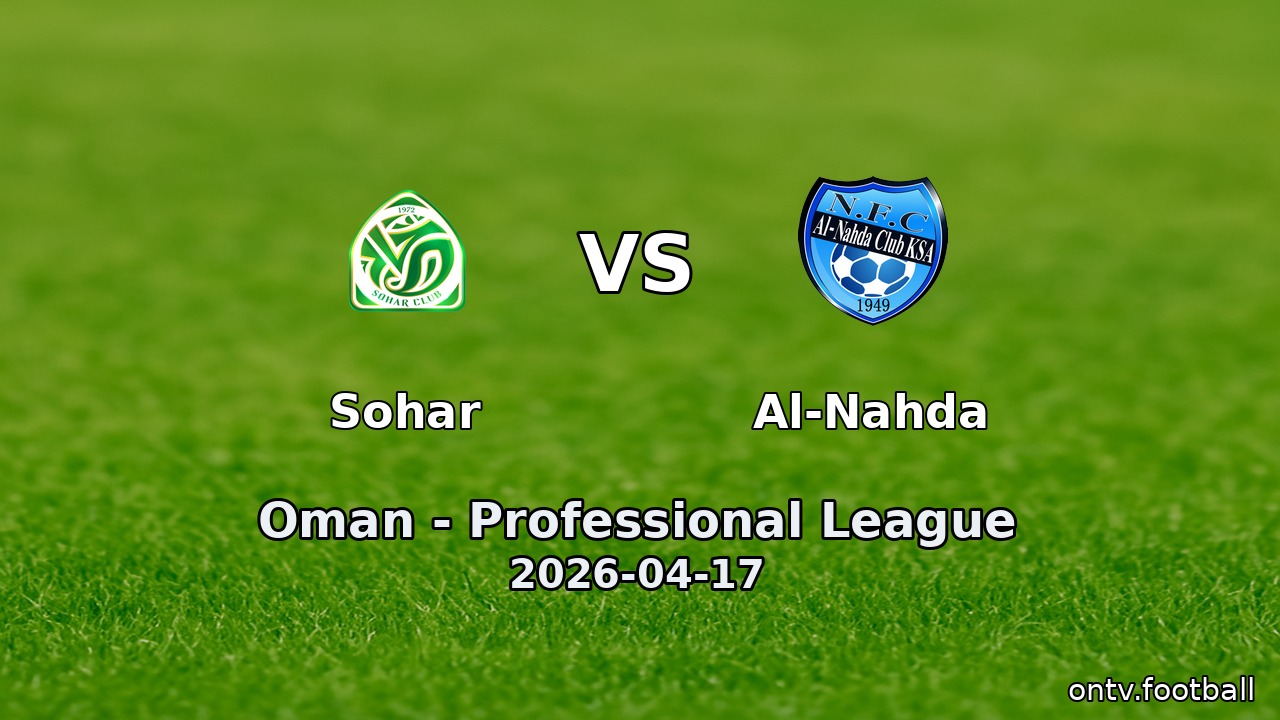 Sohar vs Al-Nahda