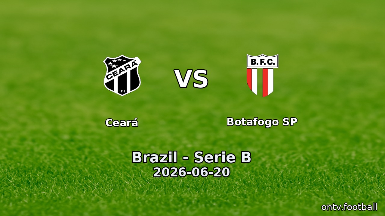 Ceará vs Botafogo SP