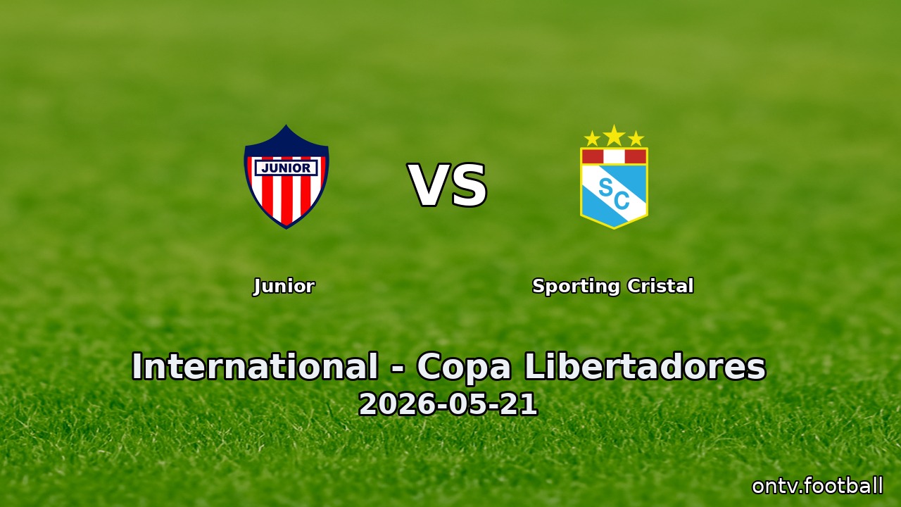 Junior vs Sporting Cristal