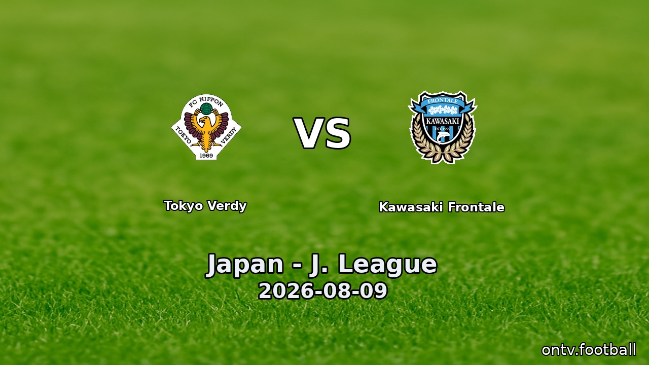 Tokyo Verdy vs Kawasaki Frontale