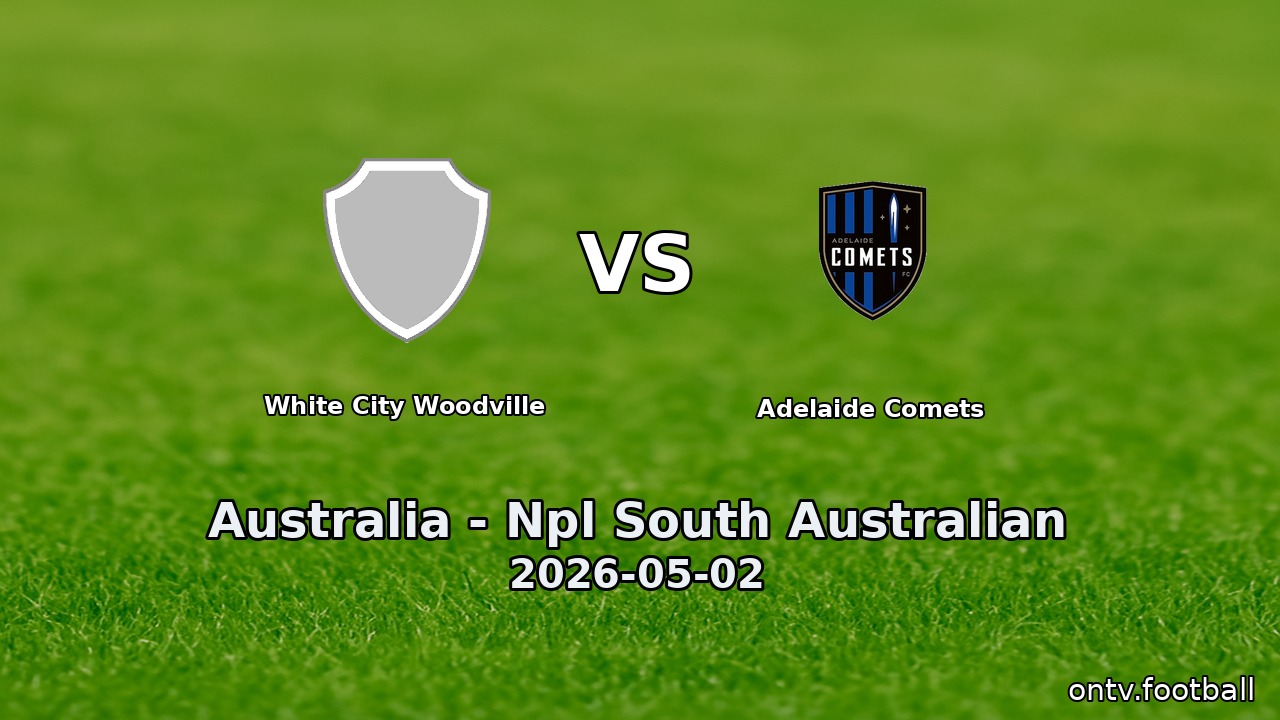 White City Woodville vs Adelaide Comets