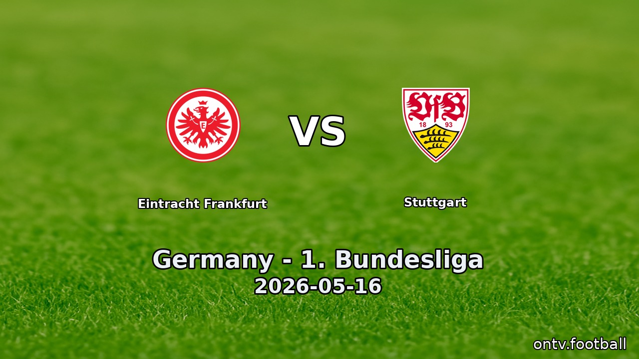 Eintracht Frankfurt vs Stuttgart