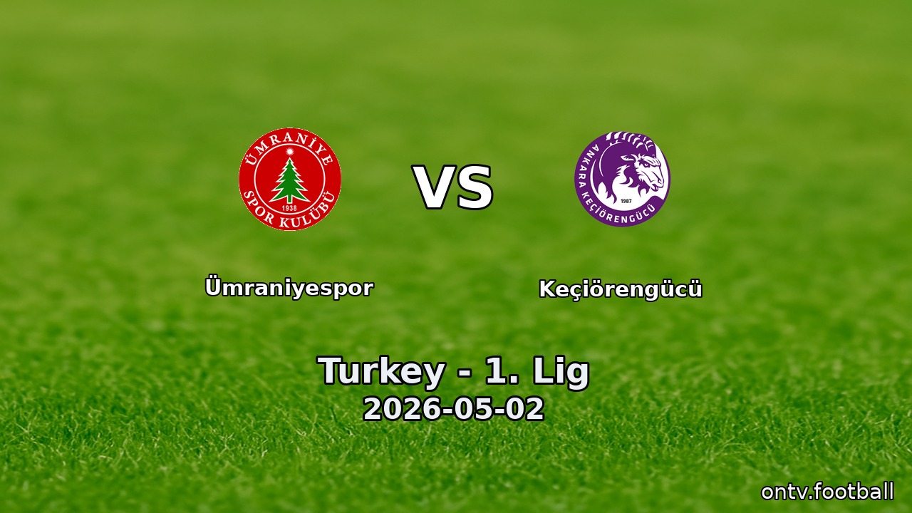 Ümraniyespor vs Keçiörengücü
