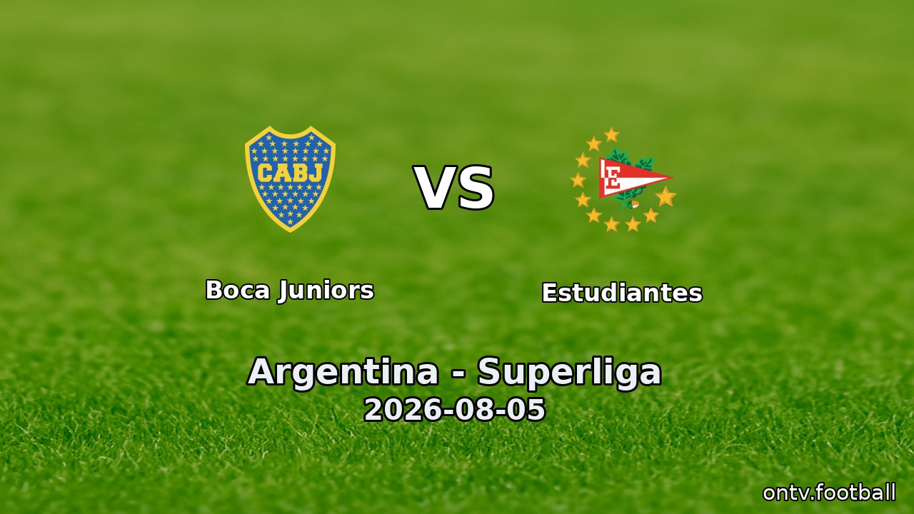 Boca Juniors vs Estudiantes