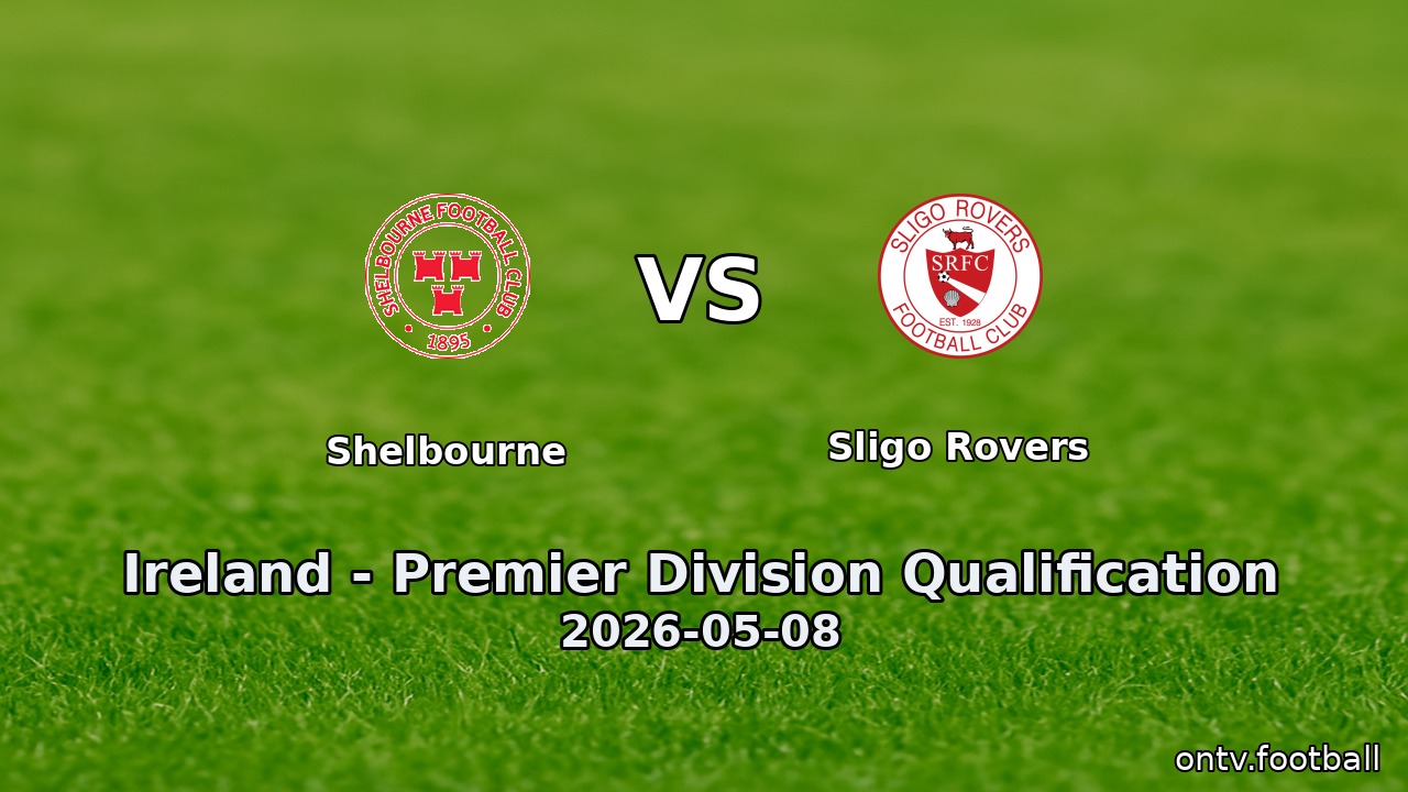 Shelbourne vs Sligo Rovers