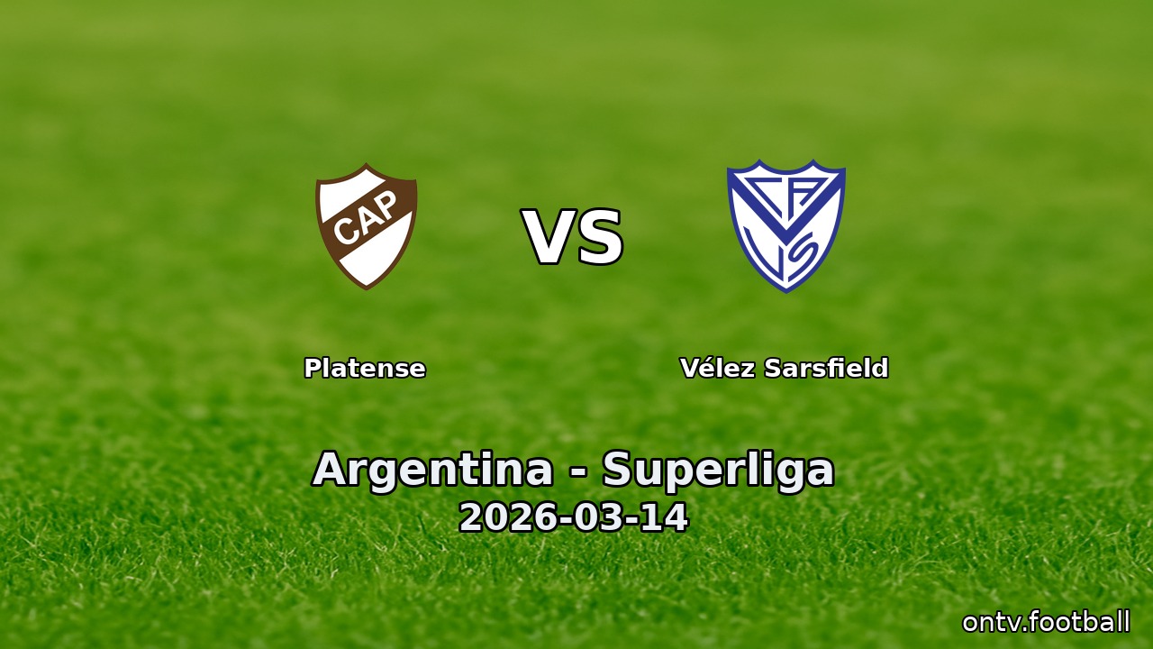 Platense vs Vélez Sarsfield