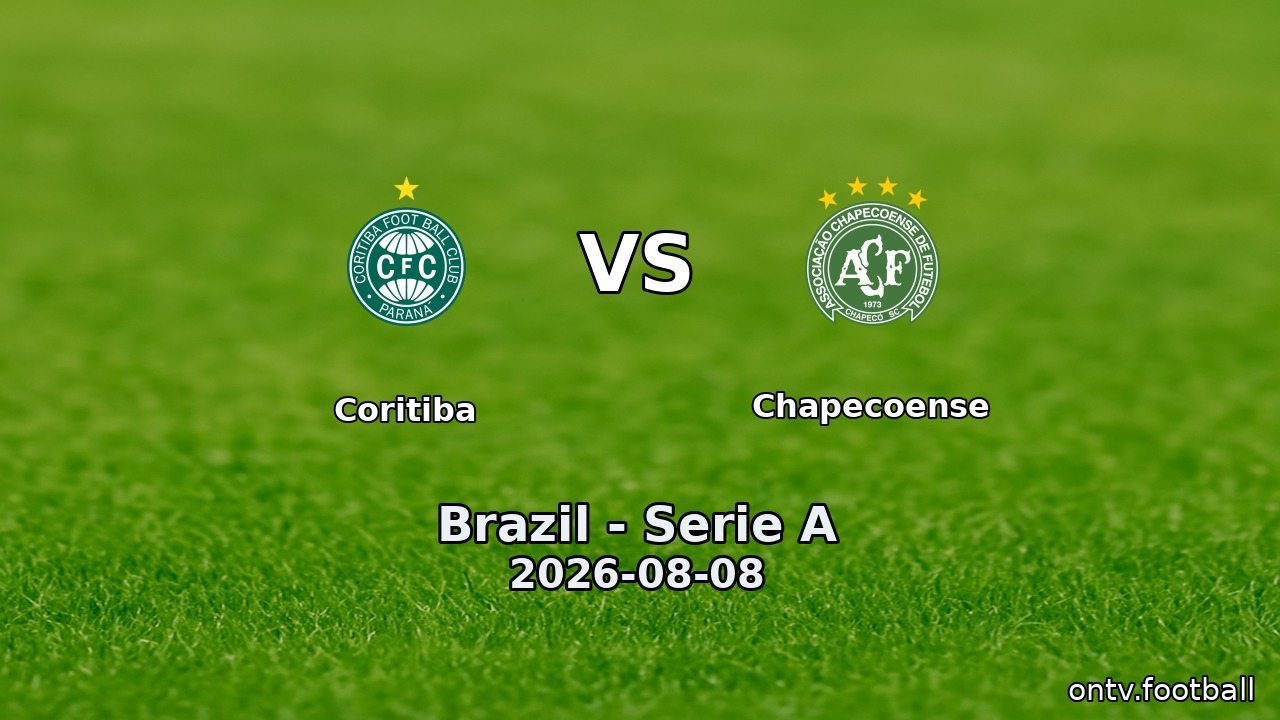 Coritiba vs Chapecoense