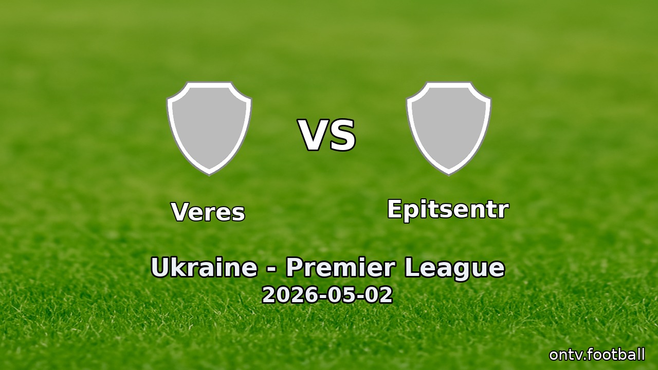 Veres vs Epitsentr