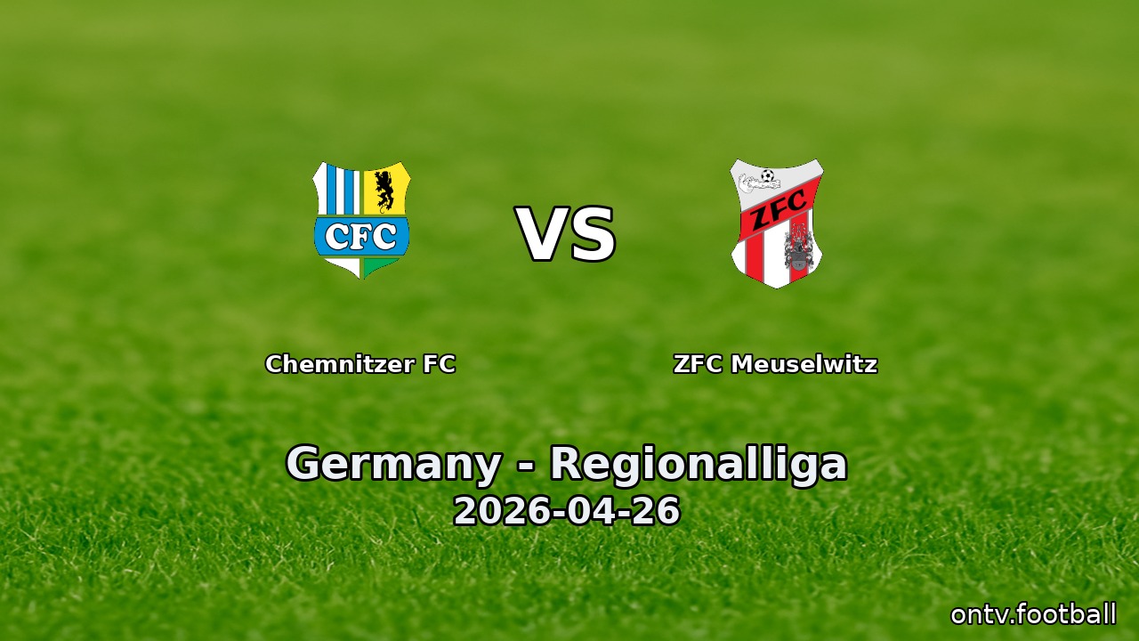 Chemnitzer FC vs ZFC Meuselwitz
