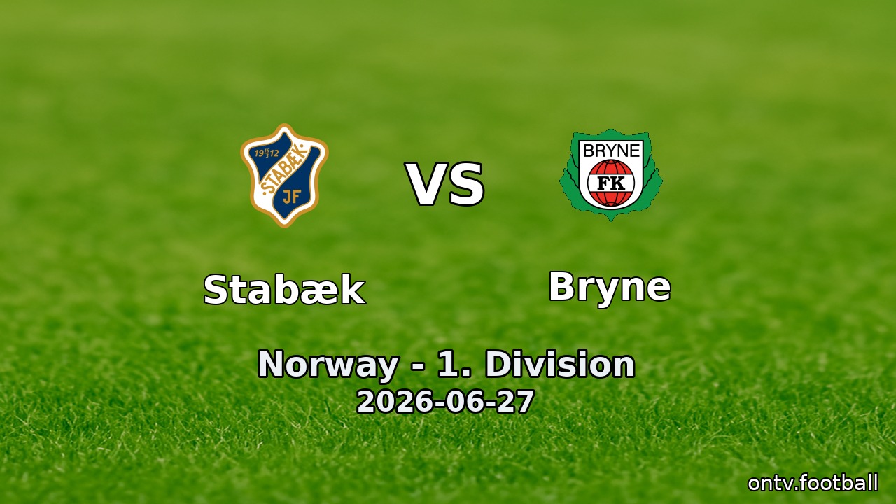 Stabæk vs Bryne