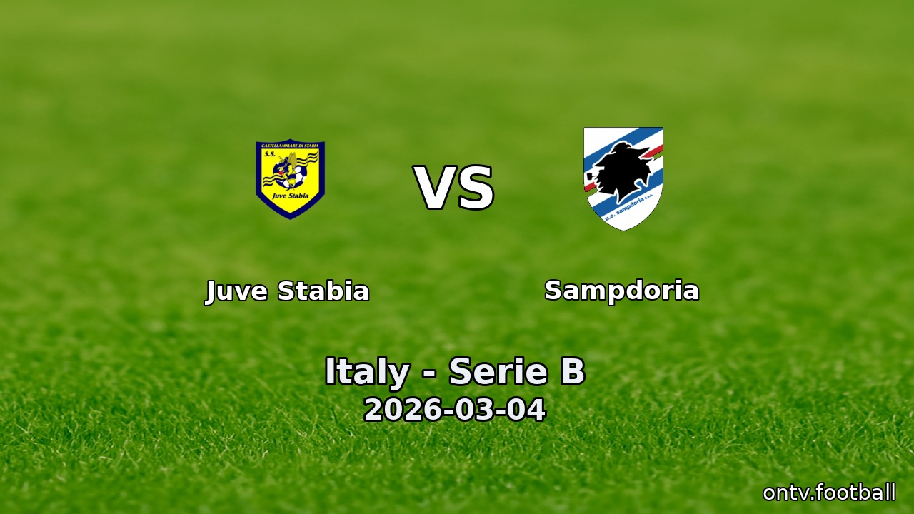 Juve Stabia vs Sampdoria