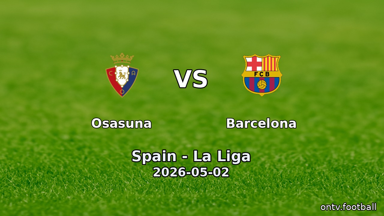 Osasuna vs Barcelona