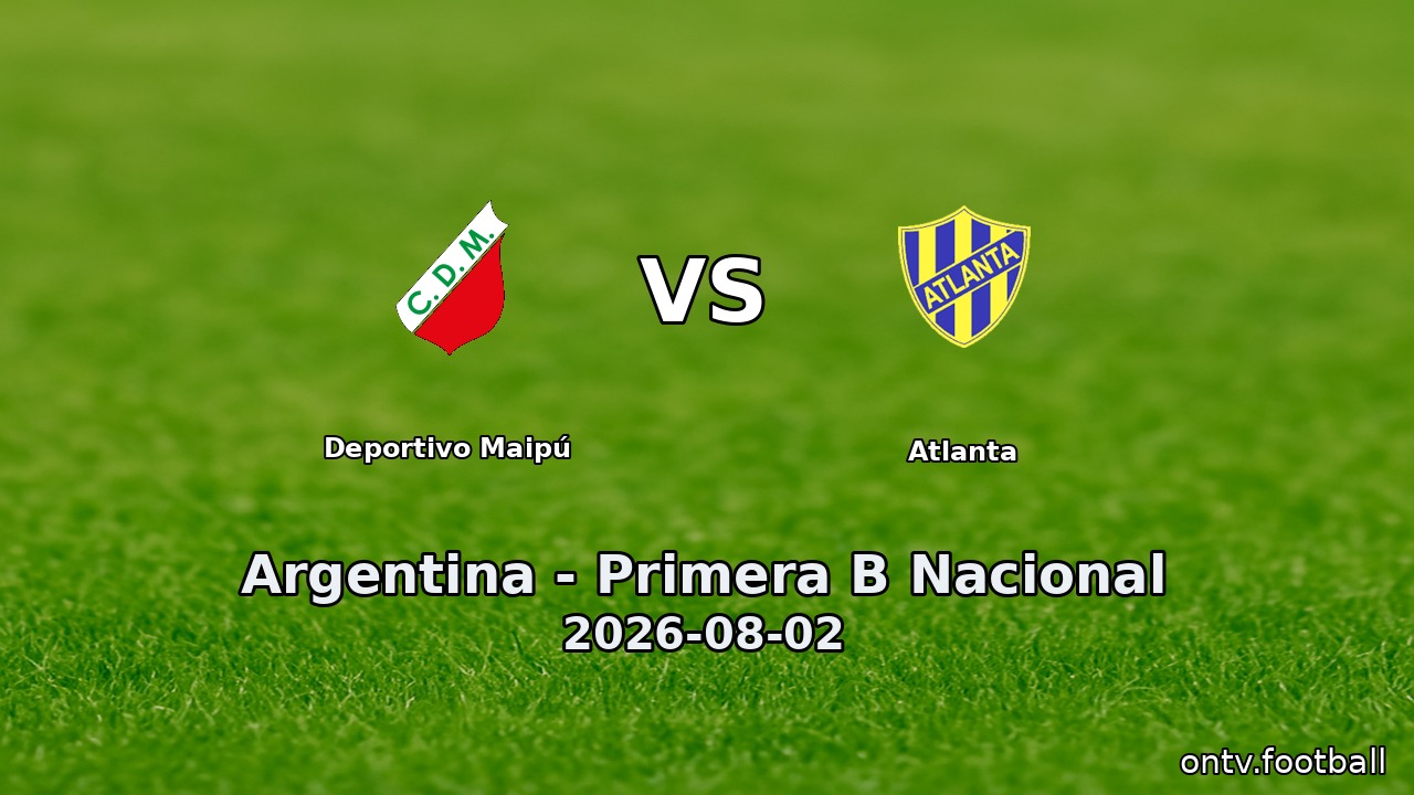 Deportivo Maipú vs Atlanta