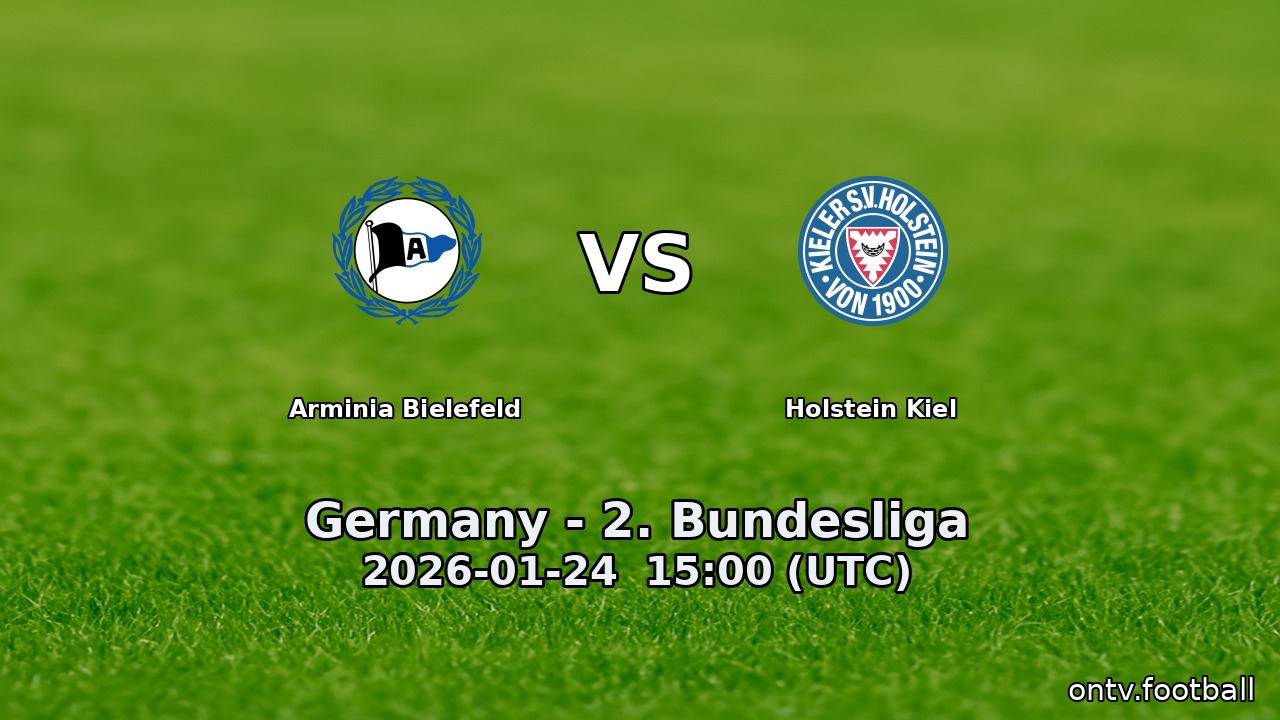 Arminia Bielefeld vs Holstein Kiel