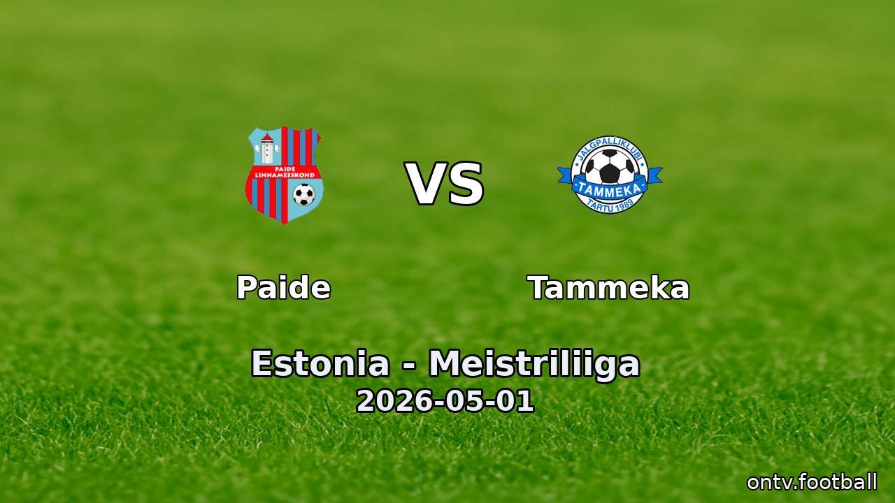 Paide vs Tammeka