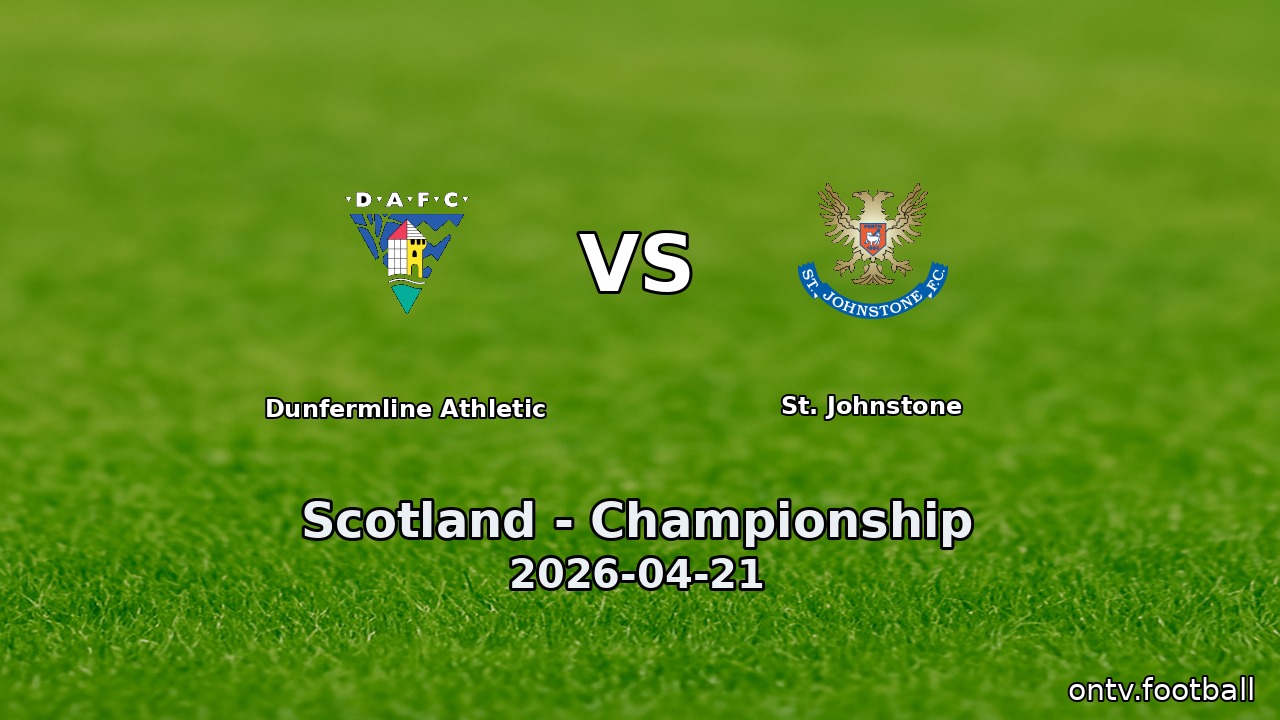 Dunfermline Athletic vs St. Johnstone