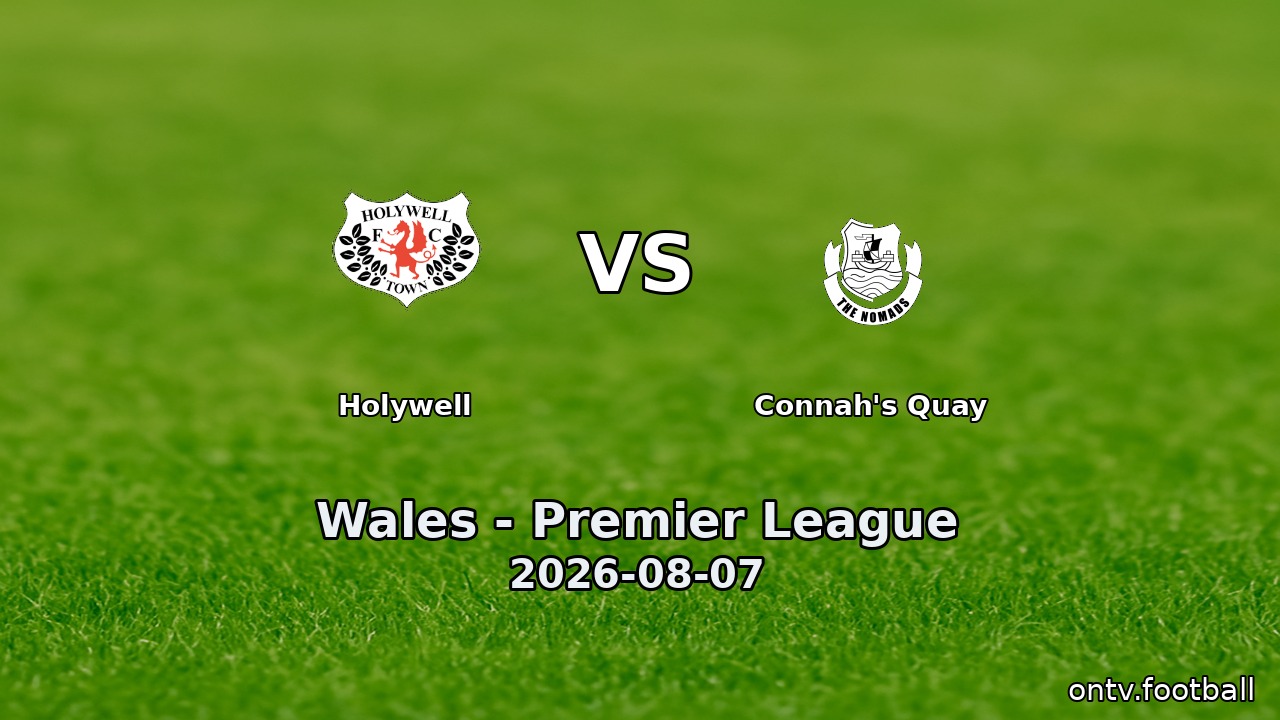 Holywell vs Connah's Quay